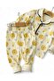 Baby Boy Cute Tiger Printed 6-9-12-18-24 Months Transitional Collared Nightgown Pajama Set - 5