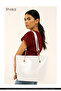 Crinkled Textured White Shk256 Faux Leather Zippered Single Compartment Chain Strap Hand, Arm, and Shoulder Bag - 8