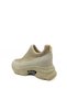 Beige Color Stone Detailed Hidden Wedge Heel Luxury Design 36-37-38-39-40 Size Women's Sneakers - 6