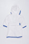 100% Cotton Hooded Baby Bathrobe 62-68 cm - 6