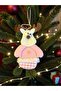 Christmas Tree Ornament Deer 20 cm Macaron Pink Plush Hanging Ornament Hpy26044 - 7