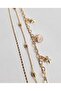 White Pearl Sea Shell Star 3-Piece Bracelet Set - 7