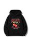 Cherry Cherry Pinterest Printed Adult Black Hoodie Hooded Sweatshirt Hoodie