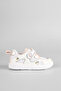 Repair Printed Baby Girl White/Powder Sneaker