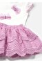 Girl's Embroidered Tulle Skirt Set 1929 - 3