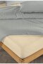 Chic 100% Cotton Ranforce Akay Dark Gray Yarn-Dyed Duvet Cover Set Single Size - 160X220 cm - 3