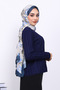 Navy Blue Cold Yarn Buttoned Cardigan - 4