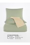 Chic 100% Cotton Ranforce Akay Green Yarn-Dyed Duvet Cover Set Double Size - 200X220 cm - 5
