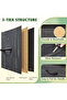 Electric Dressing Cabinet with 16 Drawers Home Room Storage Unit 55.5 Inch Black Color Design - 5