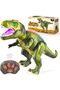 LED Light Up Remote Control Dinosaur Walking and Roaring Realistic T-Rex Dinosaur Toys
