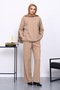 Mink Top and Pants Ribbed Stitching Thessaloniki Set - 2