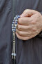 Natural Stone Blue Quartz Prayer Beads 8mm Sphere Cut 221-3 - 5
