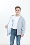 100% Organic Cotton, 3-Thread Fleece, Hooded, Zippered, Kangaroo Pocket Children's Sweatshirt Cardigan - 2