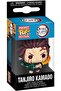 Pop! Keychain: DS - Tanjiro Kamado - (Sun Breathing) - Demon Slayer Novelty Keyring