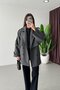 Women's New Season Premium Quality Trend Belted Short Melton Coat - 4