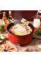Versatile Electric Hot Pot Cooker Large Size Rice Noodles Cooking Pot With Lid - 26cm - 4