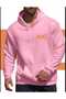 Ne Harf Printed Basic Hoodie
