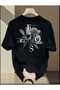 Rose Printed Written T-Shirt