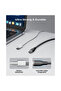 كابل نايلون من سلسلة Rugg من USB-C إلى USB-C بطول 1 متر وقوة 60 واط - أسود - 4