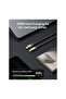كابل نايلون PowerLink Utron Series USB-C إلى USB-C بطول 1.2 متر وقوة 240 واط - أسود - 2