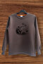 Hunting Hunting Duck Hunting Printed Hunter and Hunting Dog Regular Fit 3 Yarn Sweatshirt