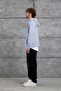Men's Sweatshirt Nmrc Oversize Top Lilac Oversize Zippered Hooded Full Zipper - 5