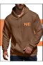 Ne Harf Printed Basic Hoodie