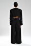 Women's Cropped Blazer Jacket with Handcrafted Detailing on the Sleeves - 6