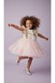 Ruffled Floral Patterned Girl's Dress - 2