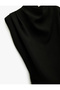 Mock Neck Sleeveless Slit Detailed Basic Long Dress - 5