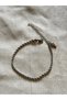 Steel Unisex Auger F Letter Bracelet - 2