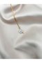Stone Clover Charm Non-Tarnish Gold Color Steel Necklace - Women's Jewelry - 3