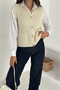 Women's Buttoned Pocketed Knit Vest & Sweater – Heritage Layer - 2