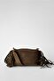 Suede Talia Tassel Crossbody and Shoulder Bag - 2