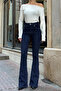 Çnr Flared Flare Women's Jeans Trousers New Hsn - 4