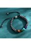 Natural Obsidian – 7 Chakra Natural Stone Bracelet Adjustable Energy Balance & Negative Energy Protection - 5