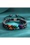 Natural Obsidian – 7 Chakra Natural Stone Bracelet Adjustable Energy Balance & Negative Energy Protection - 4