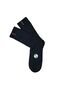 Winter Black Thick Soft Textured Seamless Cotton Thermal Long Terry Socks 6 Pairs - 4