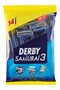 Samurai Chrome Ceramic Platinum Coated 3 Razor Blades 10 + 4 Bags 14 Pieces X 2 Packs - 2