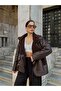 Lamine Shepherd Button Leather Coat - 3