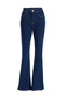 Çnr Flared Flare Jean Women's t Shaping / Sculpting Power Lycra t Shaping / Sculpting Am Fit New Hsn - 2