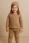 BEJ EŞOFMAN BERE SET TAKIM BASİC RİBANA - 4