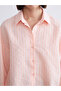 Esvab • Modern & Distinctive Striped Loose Fit Modal Blend Women's Shirt - 3