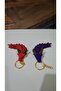 Articulated Dragon Keychain |   Shiny Horned & Sequined Fantastic Design - 5