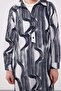 Black Skirt Flounce Unlined Cotton Dress - 4