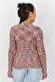 Women Mock Neck Blair Spacedye Pullover Sweater, Multicolor - 3