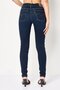 Women Super Skinny Fit Washed Stretchable Jeans, Indigo - 4