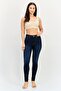 Women Skinny Fit Washed Stretchable Jeans, Blue - 4