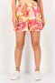 Women Allover Print Basic Shorts, Multicolor