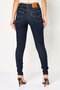 Women Skinny Fit Washed Stretchable Denim, Navy Blue - 2